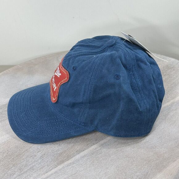 Miller High Life Beer Cap Mad Engine Hat Trucker Snapback Blue Red Patch Logo - Picture 12 of 13